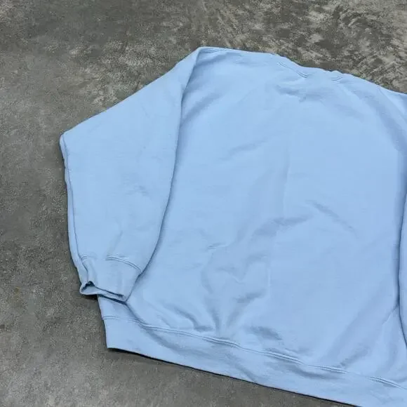 1989 Taylors Version Embroidered Pale Blue Crew Neck Sweatshirt Size XXL - Picture 5 of 10